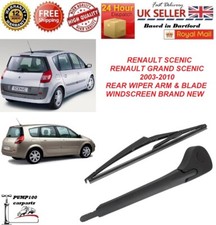 REAR WIPER FOR RENAULT SCENIC / GRAND SCENIC 2003-2010  ARM & BLADE WINDSCREEN