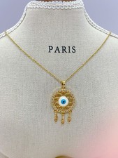 Gold Tone Titanium Steel Evil