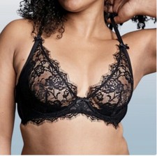 Figleaves Pulse Black Lace Underwired Bra