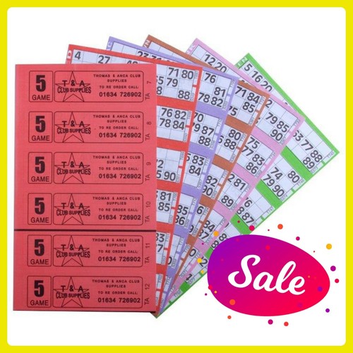Bingo tickets books - bingo,