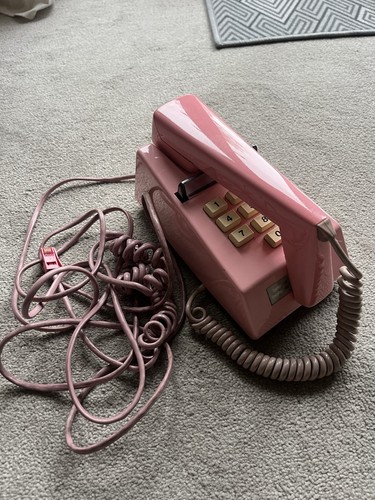 Pink trim phone - pink,