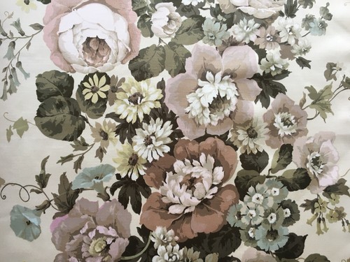 Pretty vintage cotton sateen