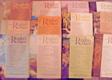 12 VINTAGE READERS DIGEST