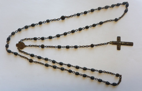 2605 old rosary bead - ,