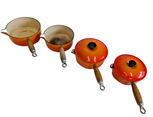 Creuset volcanic orange - le,