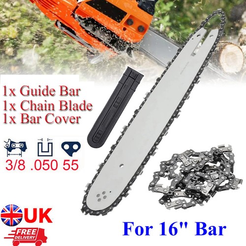 Inch chainsaw guide bar and - 16,