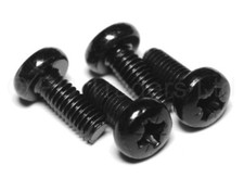 4x Black M4 10mm Screws - LCD