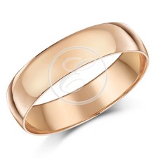 9ct Gold Wedding Ring Band D