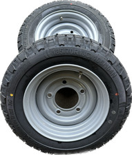 2x 185/70R13C 106/104N trailer Wheels 5 Stud 6.5" PCD and tyres