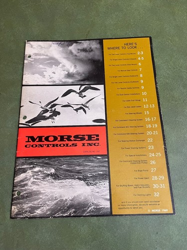 Morse controls 1969 - morse,