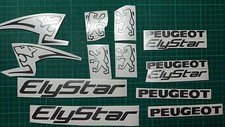Peugeot ElyStar Decals/Stickers ALL COLOURS AVAILABLE pug elysio 