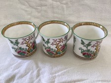 x3 Peacock Pottery Indian Tree