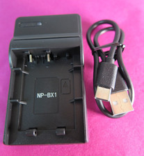 NEW USB NP-BX1 BATTERY CHARGER for Sony DSC-H400 HX90 RX1 RX100 WX500 HX50 +MORE