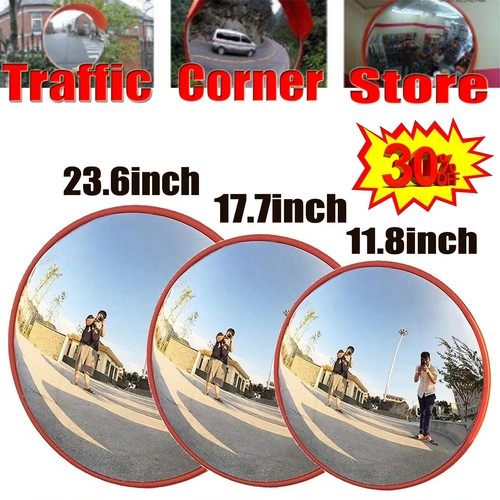Traffic mirror convex road - mirror,