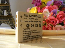 Battery for Sanyo DB-L20 Xacti