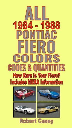 All 1984 1988 pontiac fiero - pontiac,