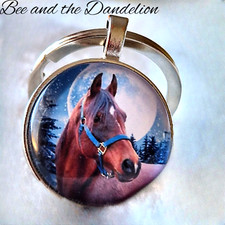 Horse With Bridle Glass