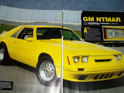 1985 mustang drag car - drag,