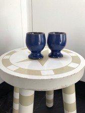 X2 Denby Imperial Blue Egg