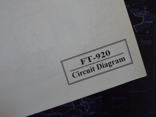 Yaesu 920 circuit diagram - ft,