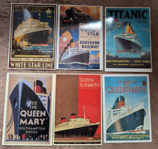 6 Vintage Cunard/ White Star