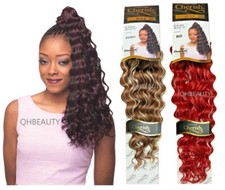 CHERISH SYNTHETIC CROCHET LONG CURLY HAIR EXTENSION BRAIDS - RAVISH 24 inch