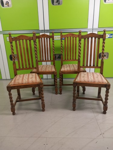 Antique dining chairs barley - antique,