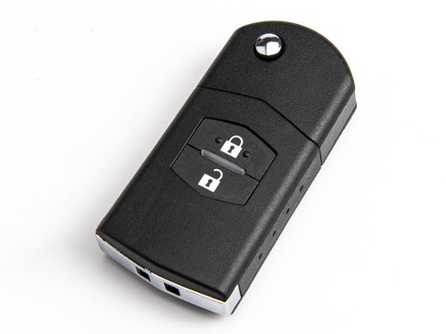 Flip car key fob case - fob, shell