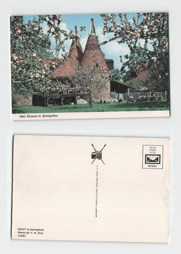 Postcard oast houses in - oast,