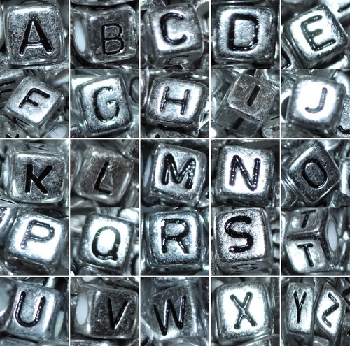 Aaa alphabet letter beads 6 - aaa, beads,