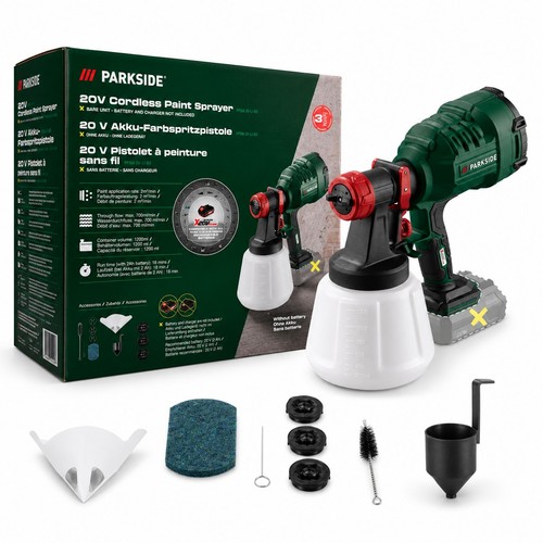 Parkside 20v cordless hvlp - parkside,