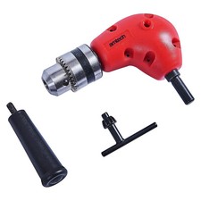 3/8" Right Angle Drill Attachment 90° Corner Adapter Accessory Chuck Key Handle