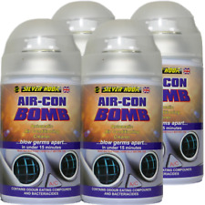 Air Con Bomb AC Spray Cleaner Conditioning Purifier Valet Cleaning Car 150ml x4