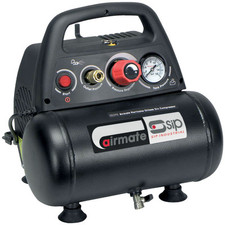 SIP Airmate Air Compressor Oil Free Direct Drive 230V 1.5HP 6L 8 Bar 6.4CFM 97dB