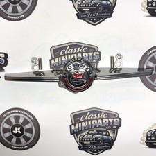 CHROME MORRIS BONNET BADGE