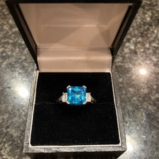 QVC Diamonique 925 SS Ring