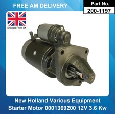 Starter Motor For New Holland 8160 8260 8360 8560 0001369200 0001369201 