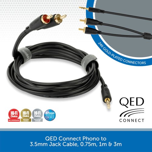 Qed connect 5mm jack rca - connect,