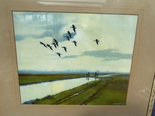 Large framed 1951 peter scott - 1951,