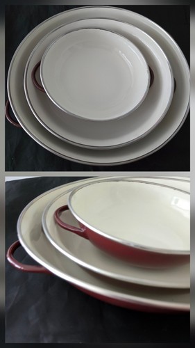 Vintage set red - set, 3