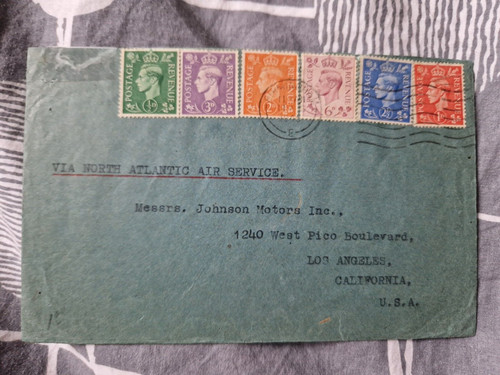 Vintage envelope johnson - vintage,