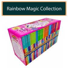 Daisy Meadows A Year of Rainbow Magic 52 Books Collection Box Set Red Fairy (PB)