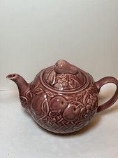 WADE TEAPOT; FRUIT PATTERN.