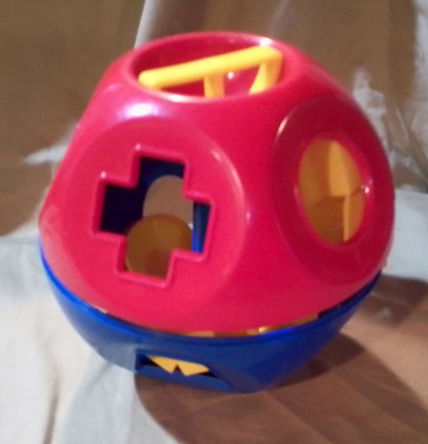 Vintage tupperware shape toy - shape-o,