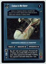 STAR WARS CCG ENHANCED JABBA'S ZUCKUSS IN MIST HUNTER lp