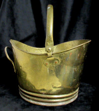 Vintage Fireside Brass coal