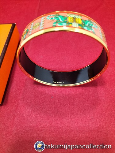 Hermes enamel bangle - hermes, gm