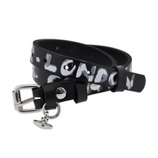 SALE! Vivienne Westwood Black Leather BRISTOL Choker with SaturnNew in box