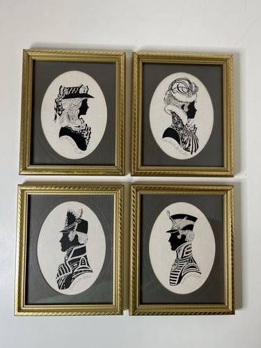 Penny farthing silhouettes - penny,