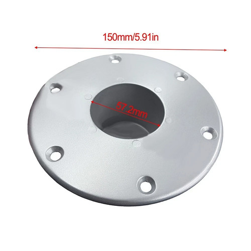Flush mount table leg base - base, for